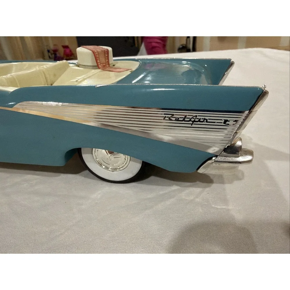 Rare Vintage Jim Beam 1957 Chevrolet Bel Air Porcelain Car Decanter -collectible